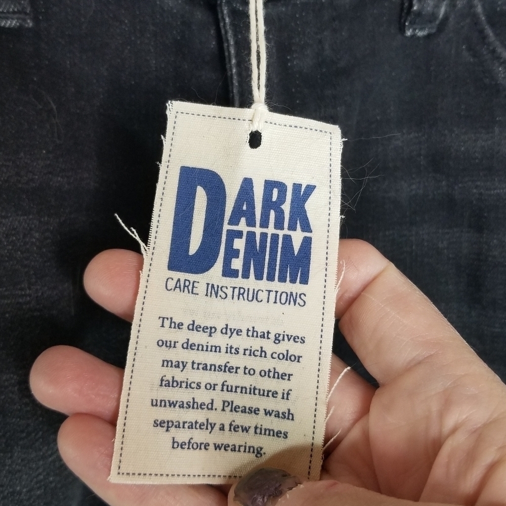 Prana London black denim jean raw hem shorts - Picture 4 of 10